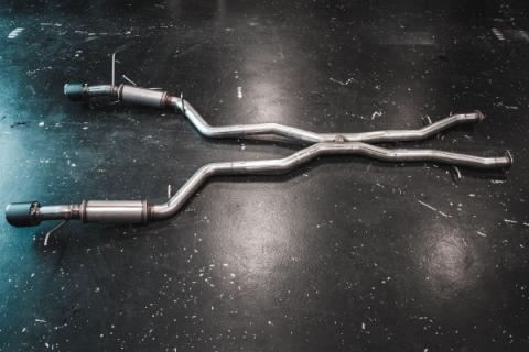 2018-Up Dodge Durango SRT SRT Hellcat 6.2L/6.4L Armor Lite Aluminized Steel 3 Inch Cat-Back Dual Rear Exit MBRP