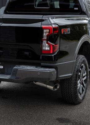 2024-Up Ford Ranger 2.3L Ecoboost Armor Pro T304SS 3-Inch Cat-Back Single Side Exit with Polished Tip MBRP