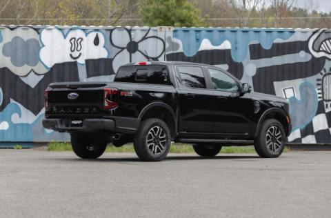 2024-Up Ford Ranger 2.3L Ecoboost Armor Lite Aluminized Steel 3-Inch Cat-Back Single Side Exit with Polished Tip MBRP