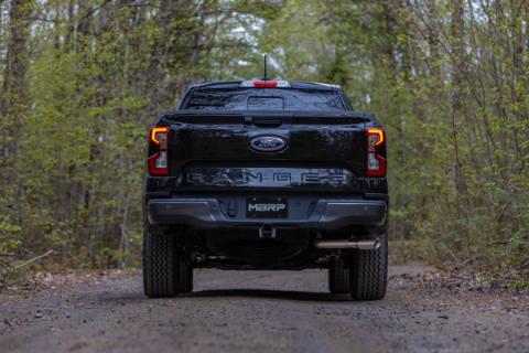 2024-Up Ford Ranger 2.3L Ecoboost Armor Lite Aluminized Steel 3-Inch Cat-Back Single Side Exit with Polished Tip MBRP