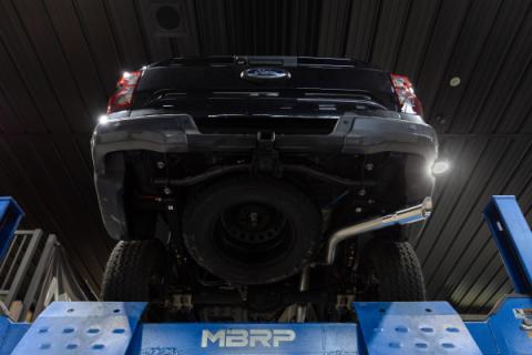 2024-Up Ford Ranger 2.3L Ecoboost Armor Lite Aluminized Steel 3-Inch Cat-Back Single Side Exit with Polished Tip MBRP
