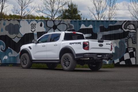 24-Present Ford Ranger Raptor 3.0L EcoBoost, Armor Pro 3-Inch Axle-Back Dual Rear Turn-Down MBRP