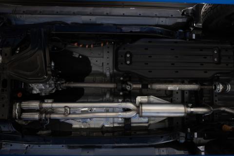 2024-Present Ford Ranger 2.7L, Armor Pro 2.5-Inch Cat-Back 3-Inch Single Side Rear Exit, MBRP