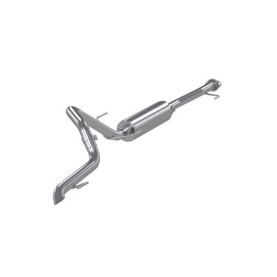 03-24 Toyota 4Runner 11-16 Toyota Land Cruiser Prado Armor Pro T304 Stainless Steel 2.5 Inch Cat-Back High Clearance Turn Down Single Rear Exit MBRP Exhaust System