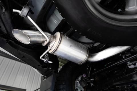 24-Present Toyota 4Runner, Armor Pro, Overland 3-Inch Cat-Back Single Rear, High-Clearance Turndown, MBRP