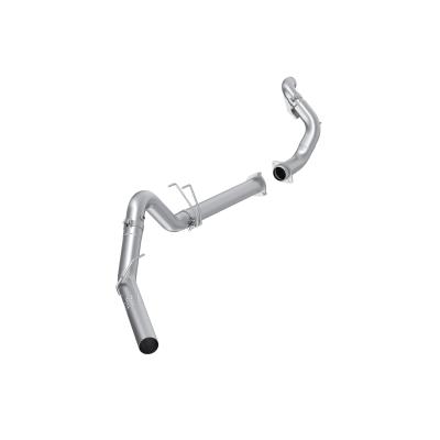 15-16 Ford F-250/ F-350/ F-450, 6.7L, CC/SC, Armor Lite 4-Inch Filter Back Single Side Exit with Downpipe MBRP