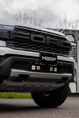24-Up Ford Ranger Raptor Bumper Light Kit Amber Flood Beam MBRP