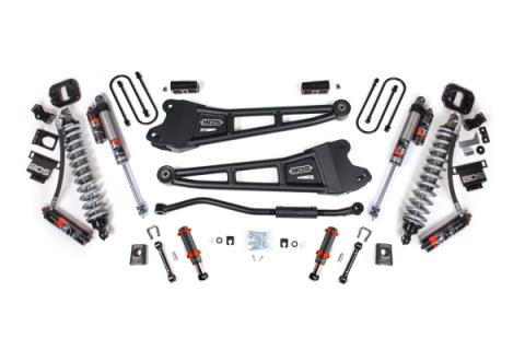 13-18 Ram 3500 4WD 3 Inch Radius Arm Suspension Lift Kit, 2 Inch Rear, Block, Diesel - Fox 2.5 Performance Elite Series C/O Front, FOX 2.0 Front Bump, Fox 2.5 Performance Elite Series Rear BDS Suspension