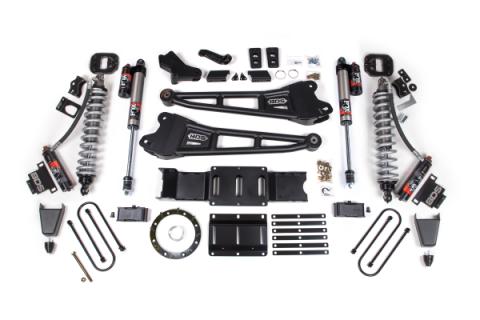 19-24 Ram 3500 4WD 6 Inch Radius Arm Suspension Lift Kit, 5 Inch Rear, Block w/o Overload, 8 Bolt Diesel - Fox 2.5 Performance Elite Series C/O Front, Fox 2.5 Performance Elite Series Rear BDS Suspension
