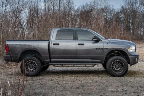13-18 Ram 1500/ 2019-2023 1500 Classic 4WD 4 Inch Suspension Lift Kit, 3 Inch Rear Lift, Coil Spring - Fox 2.5 Performance Elite Series C/O, Fox 2.0 IFP Performance Series Shocks BDS Suspension