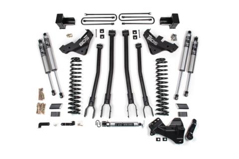 23-26 Ford F-350 Super Duty 4WD 5 Inch 4-Link Suspension Lift Kit, 2 Inch Rear, Block, Diesel, DRW - Fox 2.0 Performance Series Shocks BDS Suspension
