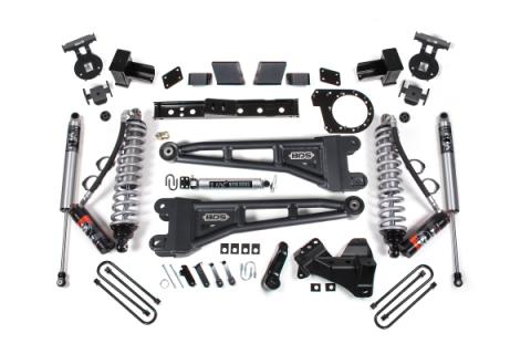 23-26 Ford F-250/F-350 SRW 4WD 7 Inch Radius Arm Suspension Lift Kit, 4.5 Inch Rear, Block, Diesel - Fox 2.5 Performance Elite Series C/O Front, Fox 2.5 IFP Performance Series Rear BDS Suspension