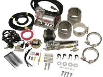 Exhaust Brake Universal 5.0 Inch Remote Mount Air Actuated c/w Air Compressor BD Diesel