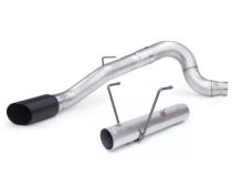 Monster Exhaust 5.0 inch Single S/S Black Tip 13-18 Ram 6.7L CCLB Banks Power