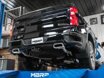 2.5 Inch Cat Back Exhaust System For 19-Up Silverado/Sierra 1500 5.3L and 2022 Silverado LTD/ Sierra Limited 5.3L Dual Rear 304 Stainless Steel MBRP
