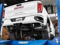 4 Inch Cat Back Exhaust System Single Side Exit 20-Up Silverado/Sierra 2500/3500 HD 6.6L V8 Armor Pro MBRP