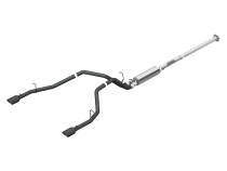 Cat Back Exhaust System Dual Split Rear Black Coated For 19-26 RAM Hemi 1500 5.7L Crew/Quad Cab MBRP