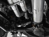 2021-24 RAM TRX T304 Stainless Steel 3 Inch Cat-Back Dual Split Rear with Carbon Fiber Tips Race Version Exhaust System MBRP