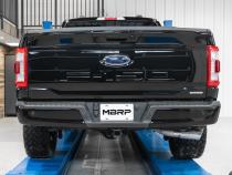 21-Up Ford F-150 4 Inch Cat Back Single Side Race Version Black Coated- Aluminized Steel Exhaust System MBRP