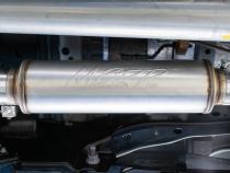Ford 4 Inch Exhaust Resonator Back Single Side Armor Pro For 17-Up Ford F250/F350 MBRP