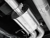 3 Inch Cat Back Exhaust System Pre-Axle Dual Outlet T304 Stainless Steel Street Version For 15-20 Ford F-150 MBRP