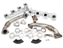 Manifolds and Up-Pipes GM 2007.5-2010 Y Pipe LMM - Silver