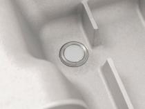 10R140 Deep Transmission Pan SuperDuty Gas 20-25 - Step Bottom - Brushed Pacific Performance Engineering