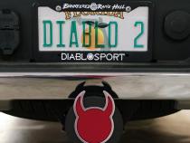 Diablo Sport License Plate Frame Durable plastic license plate frame black DiabloSport
