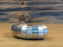Universal T304 Stainless Steel 2.25 Inch Diameter 180 Degree Pie Cut Kit MBRP
