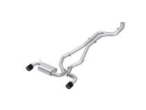 20-Up Toyota Supra T304 Stainless Steel 3 inch Cat Back Dual Rear with Carbon Fiber Tips MBRP
