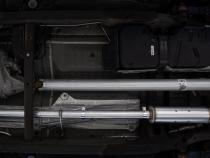 3.0 inch Cat-Back 2.5 inch Dual Split Rear Quad Carbon Fiber Tips 4.0 inch OD Dual Out 19-up Silverado/Sierra 1500 MBRP