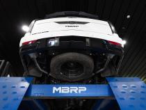 21-Present Cadillac Escalade 6.2L Armor Pro 3-Inch Cat-Back, 2.5-Inch Dual Split Rear Exhaust MBRP