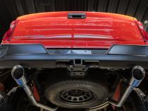 2019-Up Silverado/Sierra 1500 2.7L Armor Pro T304 Stainless Steel 3 Inch Cat-Back, 2.5 Inch Dual Split Rear Exit MBRP