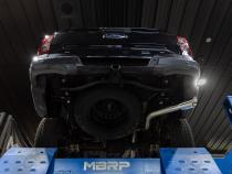 2024-Up Ford Ranger 2.3L Ecoboost Armor Pro T304SS 3-Inch Cat-Back Single Side Exit with Polished Tip MBRP