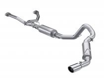 2022-Up Toyota Tundra 3.4L Aluminized Steel 2.5 Inch Dual Cat-Back Single Side Exit MBRP