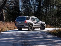 03-24 Toyota 4Runner 11-16 Toyota Land Cruiser Prado Armor Pro T304 Stainless Steel 2.5 Inch Cat-Back High Clearance Turn Down Single Rear Exit MBRP Exhaust System