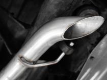 03-24 Toyota 4Runner 11-16 Toyota Land Cruiser Prado Armor Lite Aluminized Steel 2.5 Inch Cat-Back High Clearance Turn Down Single Rear Exit MBRP Exhaust System