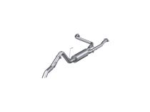 2022-Up Nissan Frontier 3.8L Turn Down Aluminized Steel 2.5 Inch Cat-Back 3 Inch Single High Clearance Rear Exit Armor Lite Series MBRP