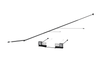 24-26 Ford Ranger, Black-Coated, Bumper Light Kit Flood Beam MBRP