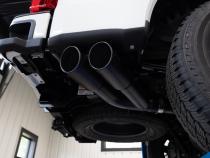 17-Up Ford F-250/350/450 6.7L 4 Inch Filter Back Single Side Dual Exit, Armor Plus T409 Stainless Steel, MBRP